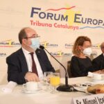 Miquel Iceta y Meritxell Batet en el Desayuno Forum Europa