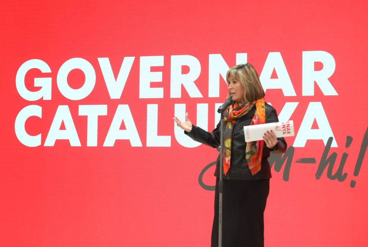 Núria Marín presenta el lema del Congrés del PSC
