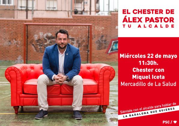 Álex Pastor programa un Chester ‘live’ desde su casa a través de su cuenta de Facebook