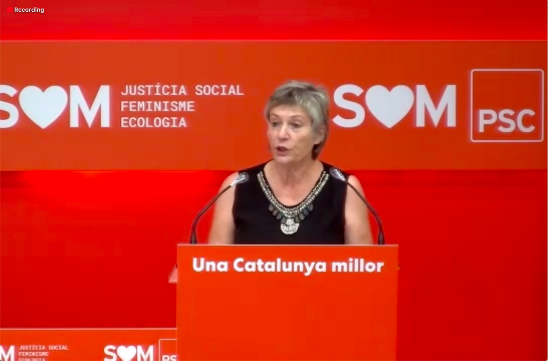 intervención Eva Candela en el Consell Nacional