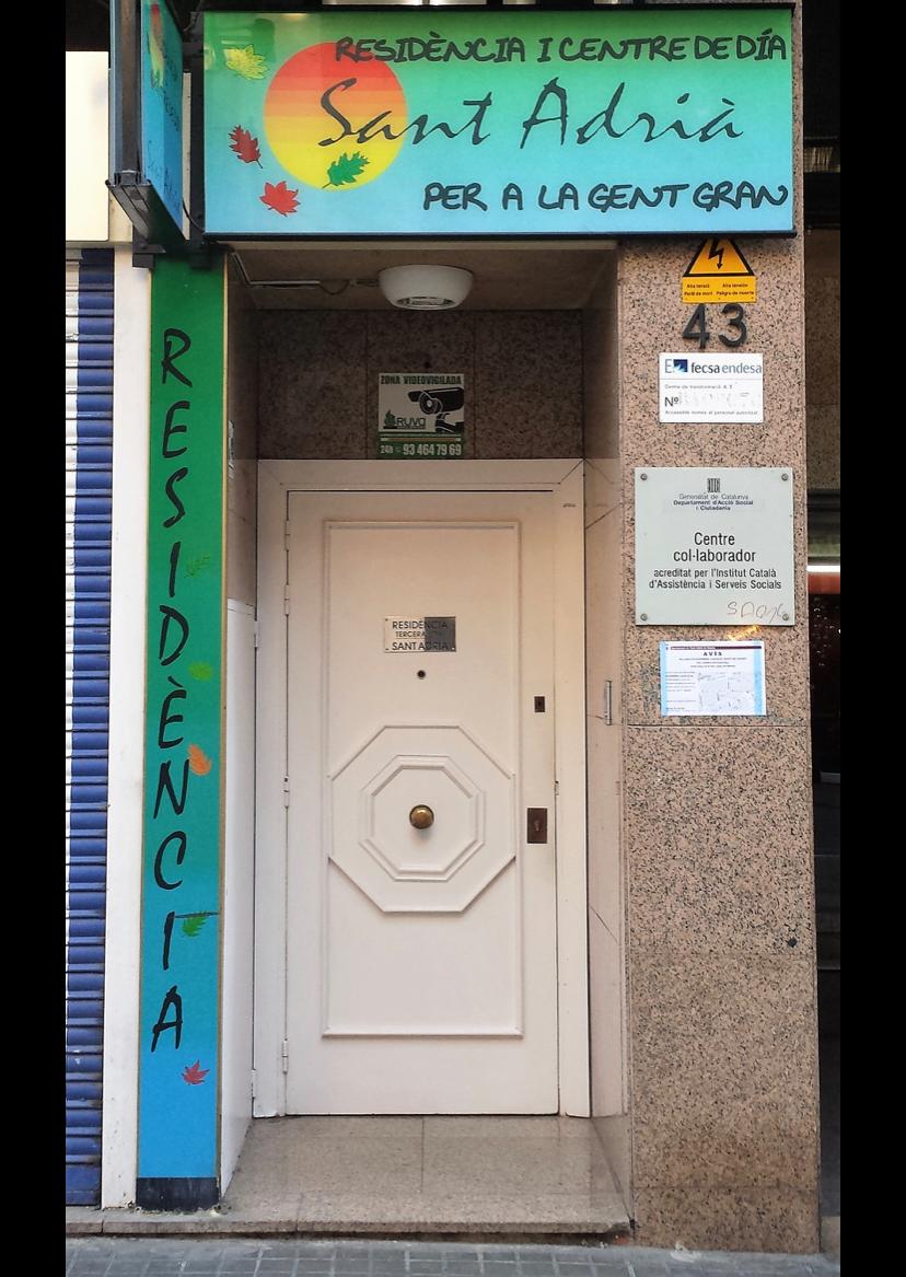 Cierre de la residencia de la 3ª Edad Sant Adrià