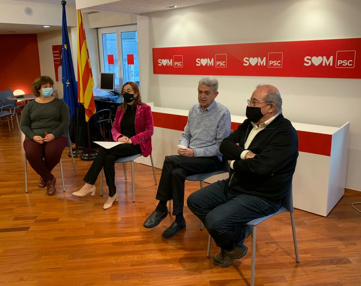 Eulàlia Lluch, Manel Nadal i Rafel Bruguera demanen suport per Sílvia Paneque