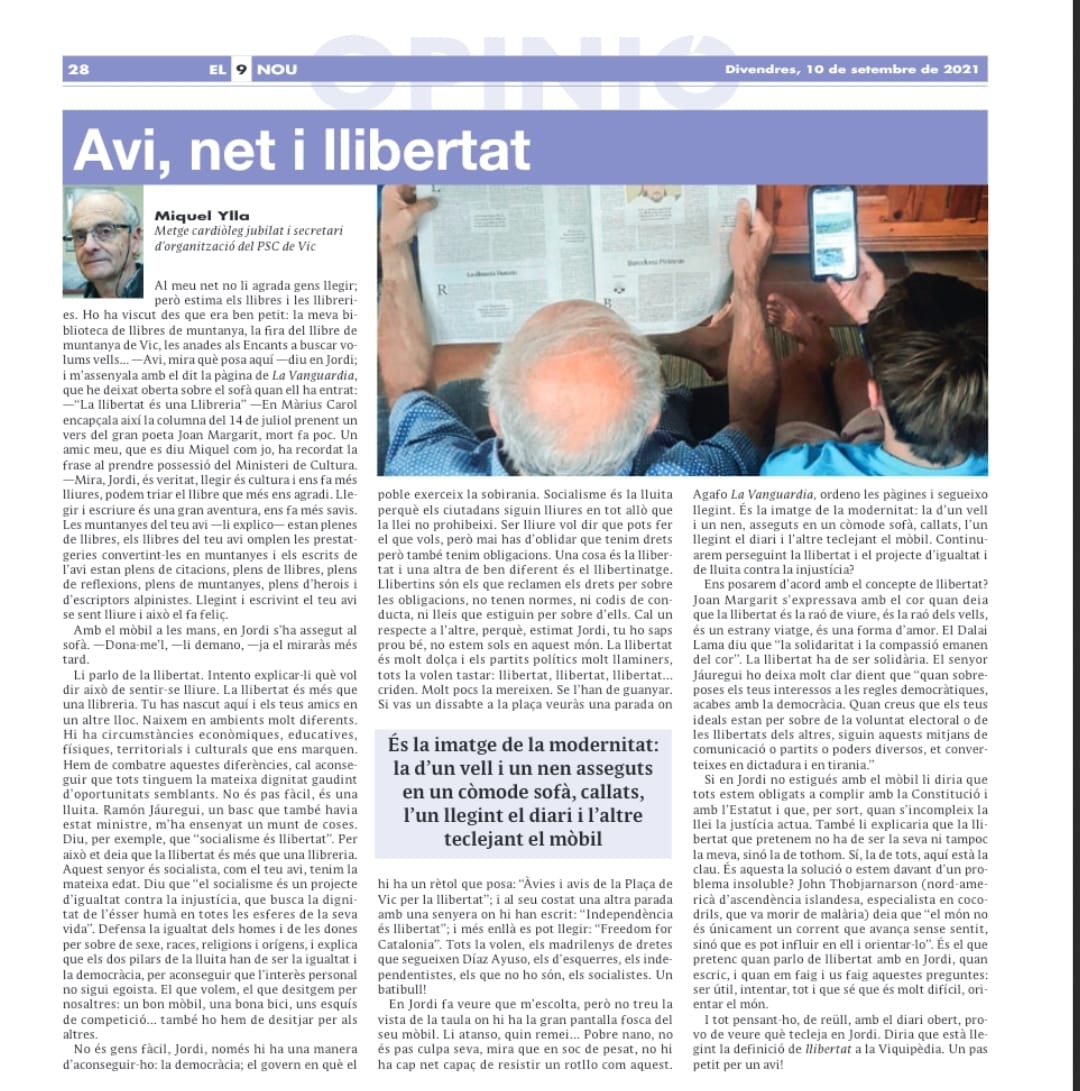 Avi, net i llibertat