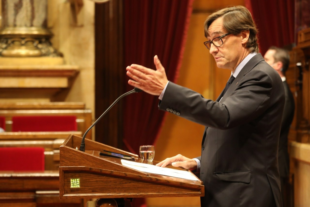 Salvador Illa el Debate de Política General en Parlament de Catalunya