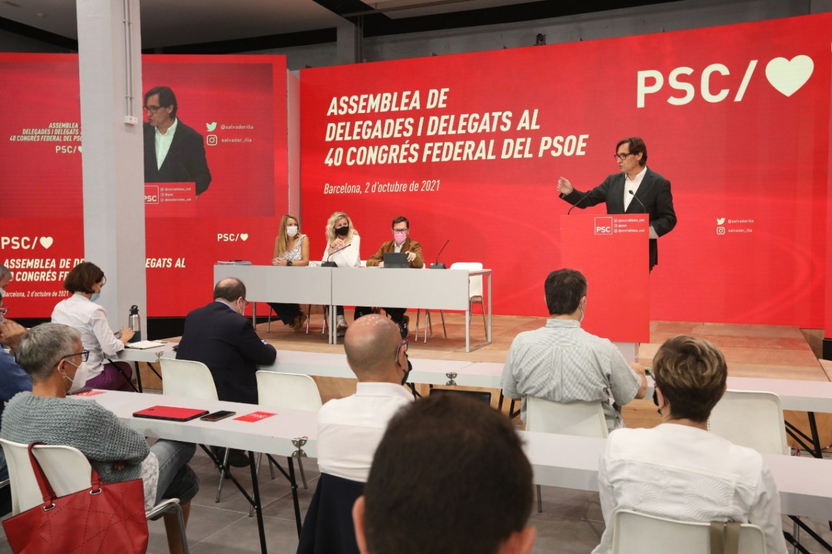 Salvador Illa a l'Assemblea del PSC