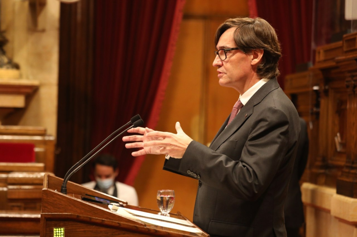 Salvador Illa al Parlament de Catalunya