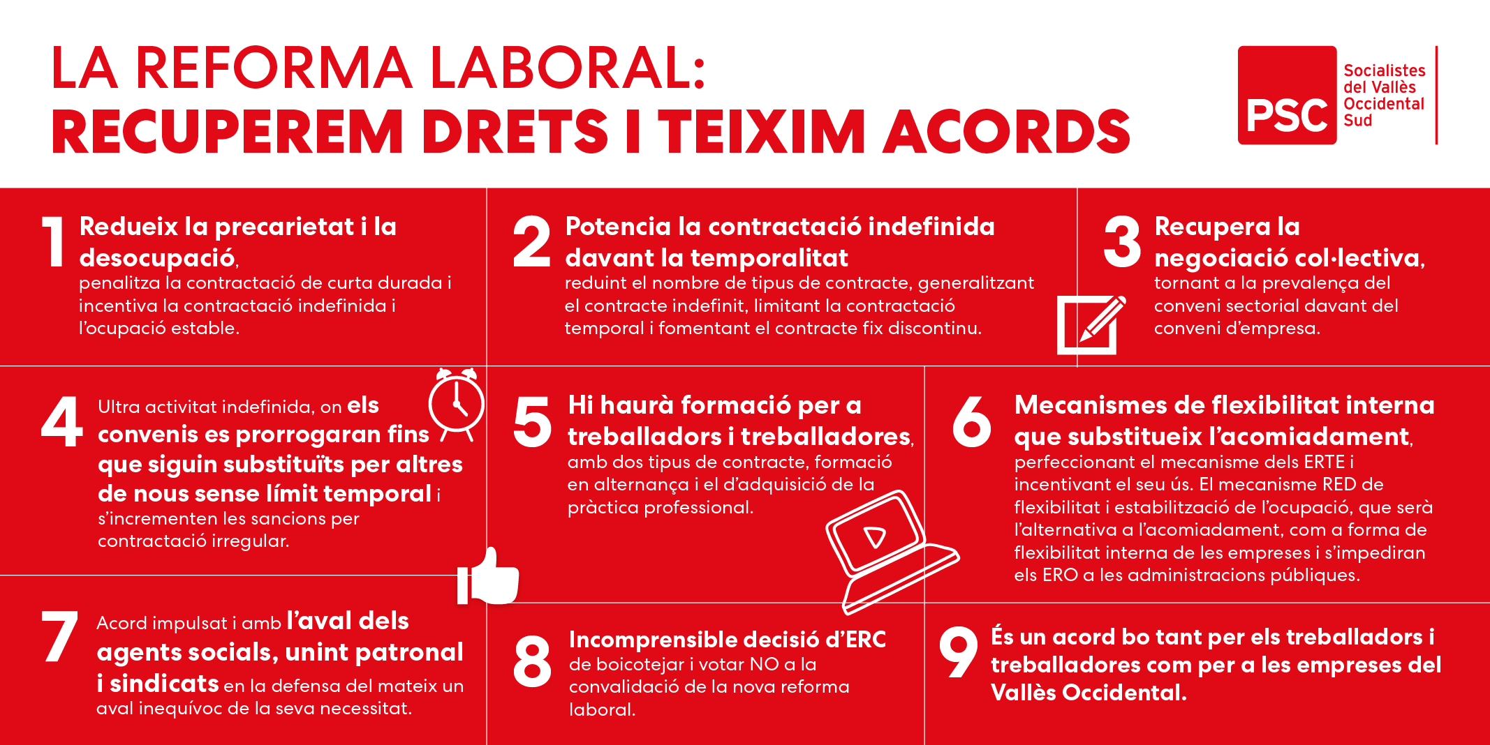 LA REFORMA LABORAL Partit dels Socialistes de Catalunya
