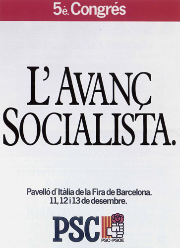 L'avanç socialista