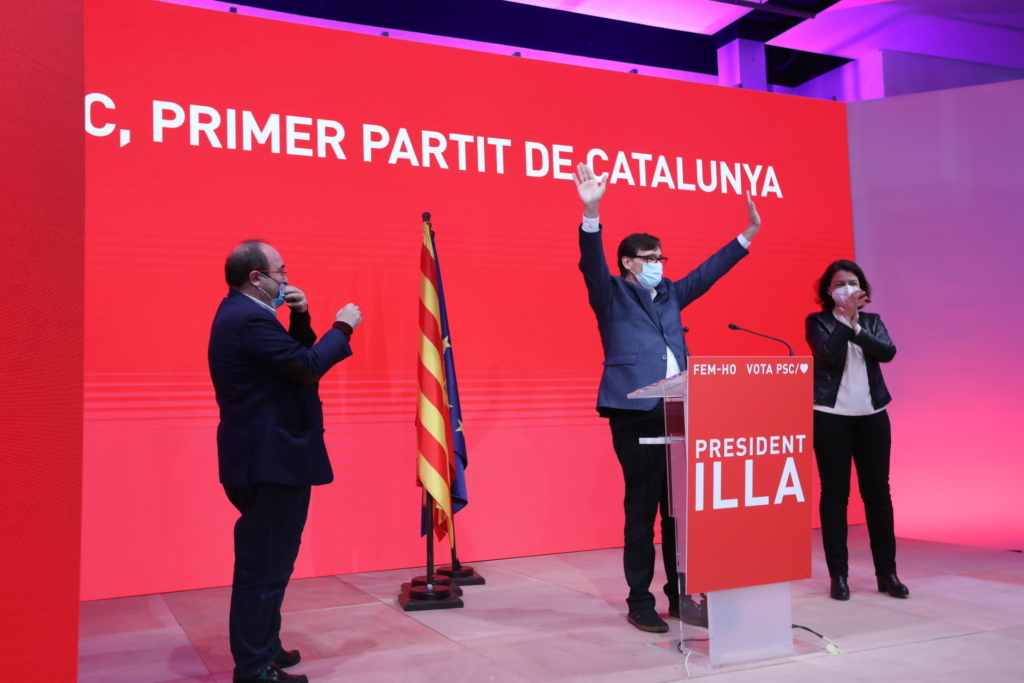 PSC y Salvador Illa ganan las elecciones en Cataluña, primer partido de Cataluña