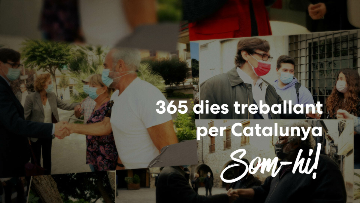 Salvador Illa 365 días trabajando por Cataluña