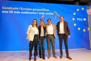 Salvador Illa, Meritxell Batet, Javi López i Laura Ballarín a