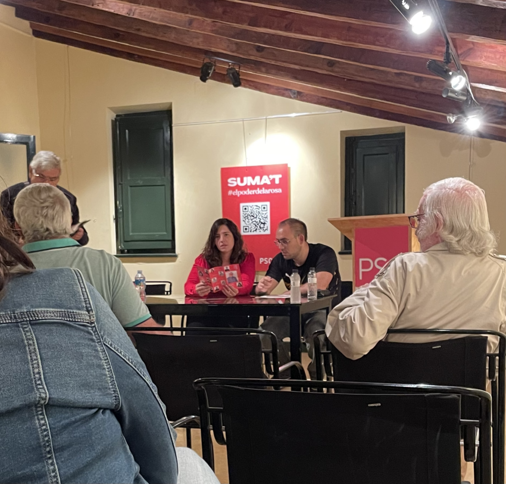 Momento de la Asamblea del PSC Roquetes