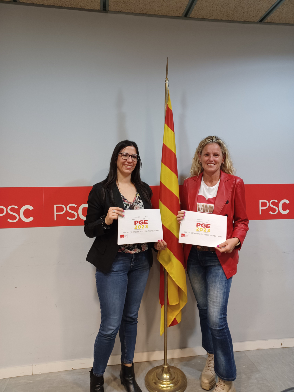 Montse Mínguez i Lorena González