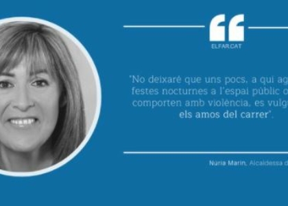 Núria Marín, alcaldessa de L'Hospitalet