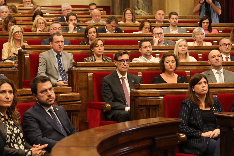 Salvador Illa en el debate de orientación política general