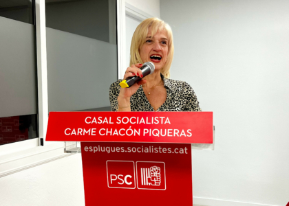 La alcaldesa de Esplugues, Pilar Díaz