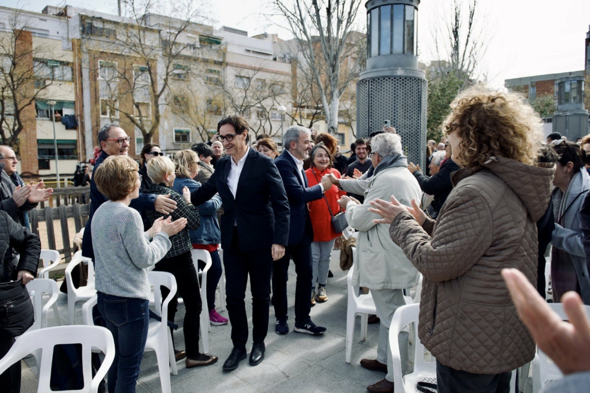 Acte amb Jaume Collboni al Carmel (11/03/2023)