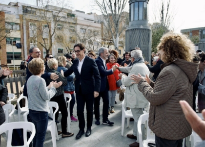 Acte amb Jaume Collboni al Carmel (11/03/2023)