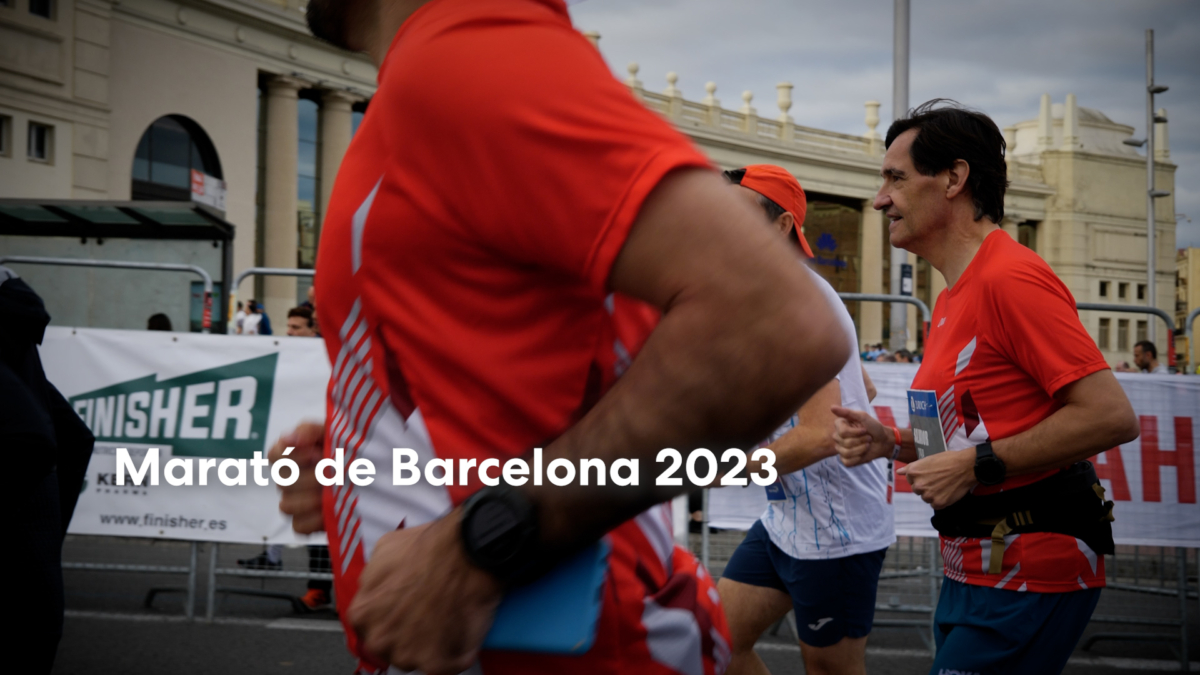Salvador Illa a la Marató de Barcelona 2023