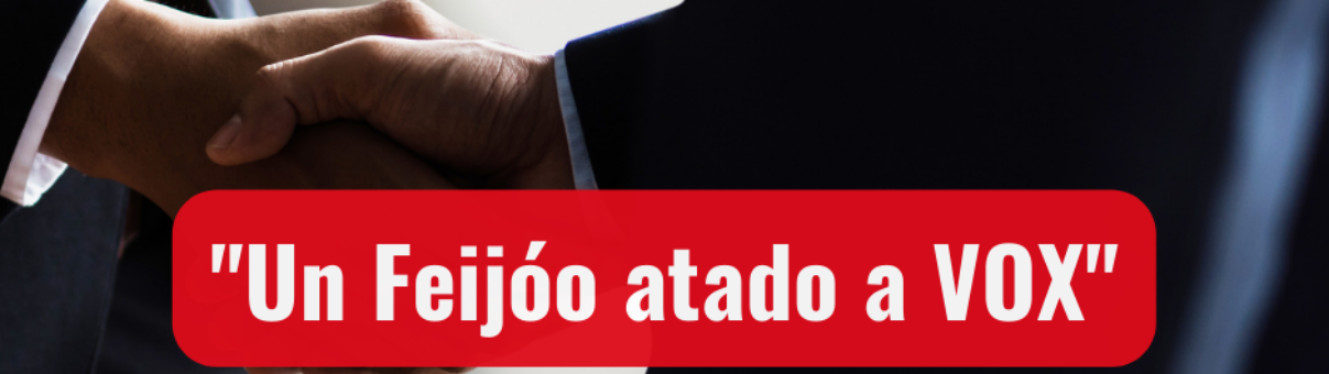 "Un Feijóo atado a Vox"