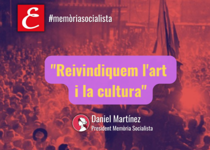 "Reivindicamos el arte y la cultura"
