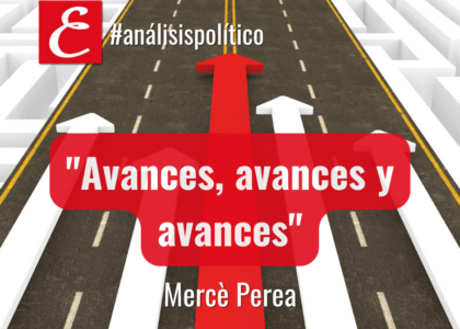 "Avances avances y avances". Mercedes Perea