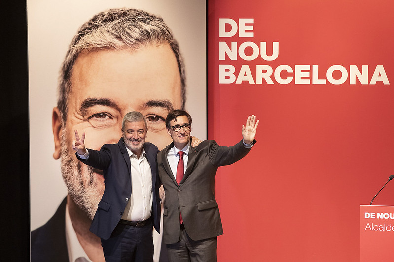 Acte de campanya al barri de Gràcia - Barcelona (12/05/2023).