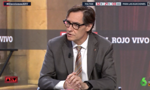 Salvador Illa al Rojo Vivo a La Sexta