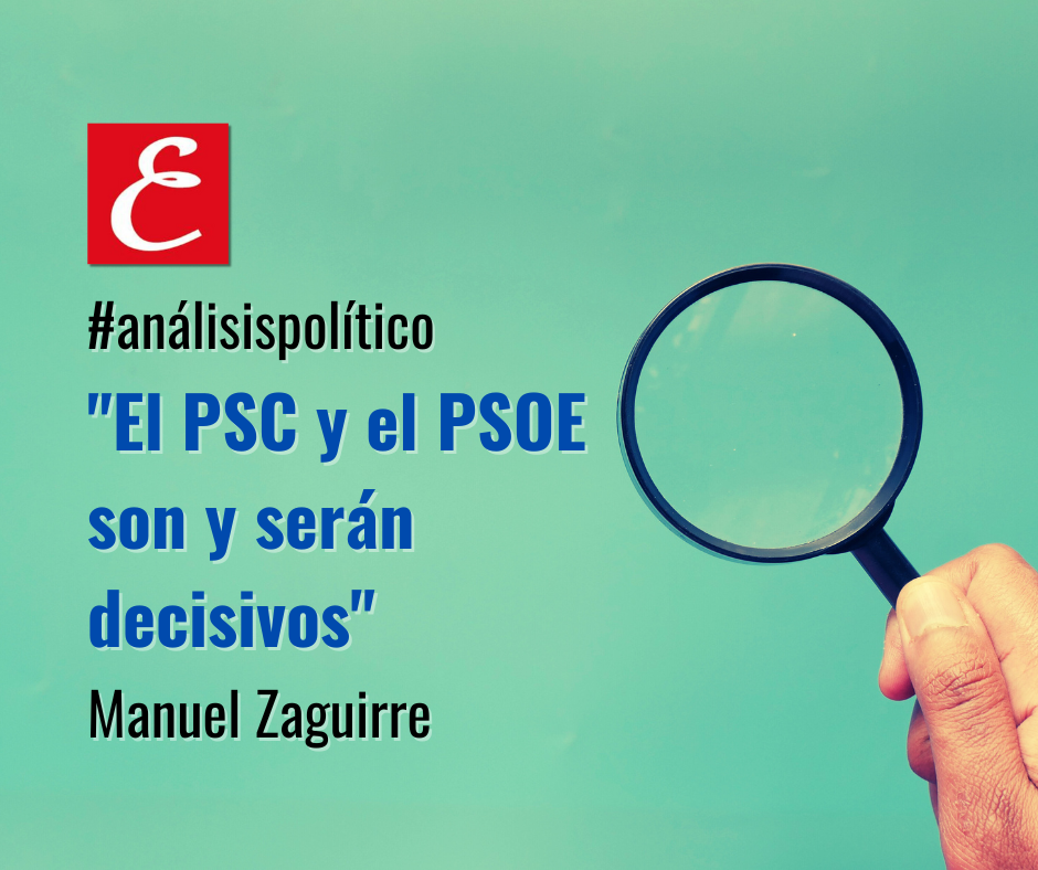 "El PSC y el PSOE son y serán decisivos". Manuel Zaguirre.