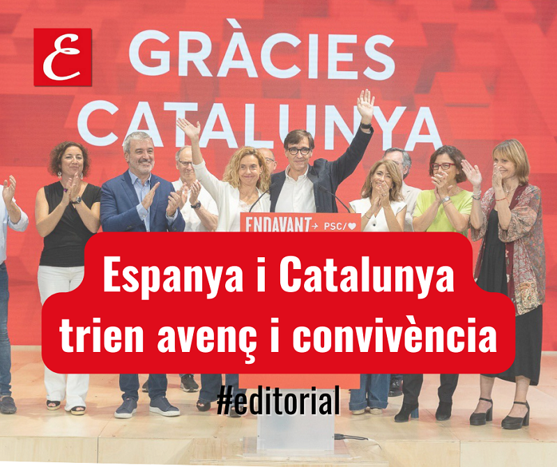 Espanya i Catalunya trien avenç i convivència (24/07/2023).