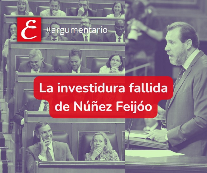 La investidura fallida de Núñez Feijóo.