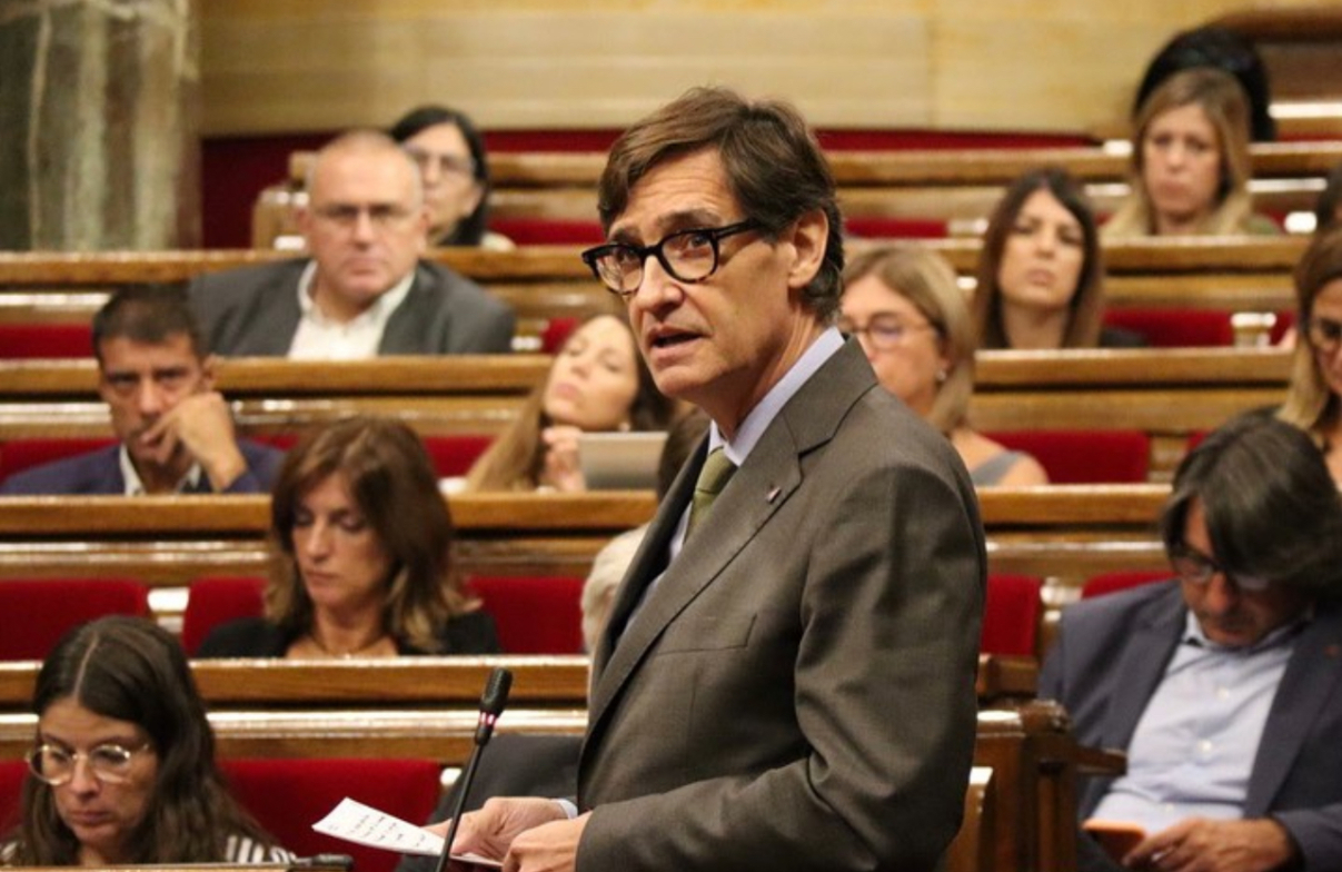 Salvador Illa al Parlament de Catalunya