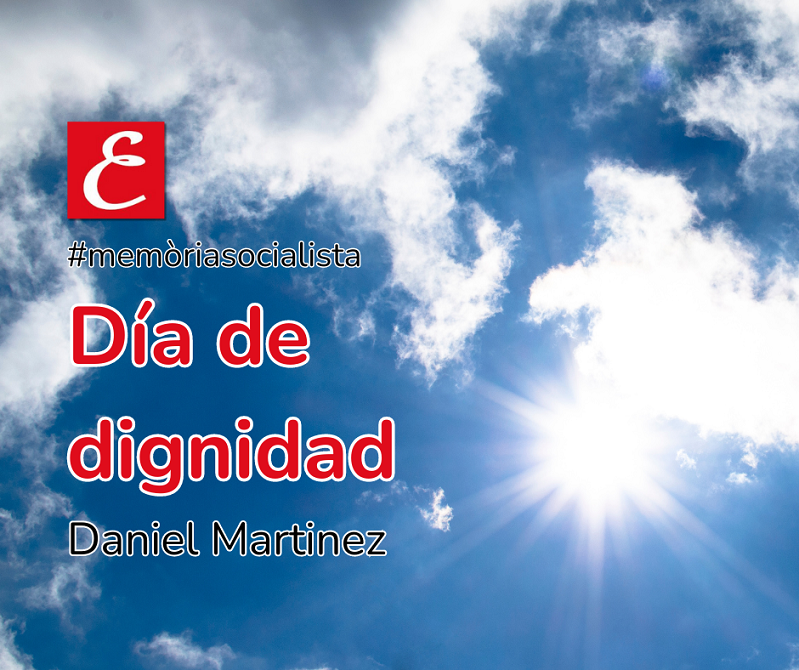 "Día de dignidad". Daniel Martínez.