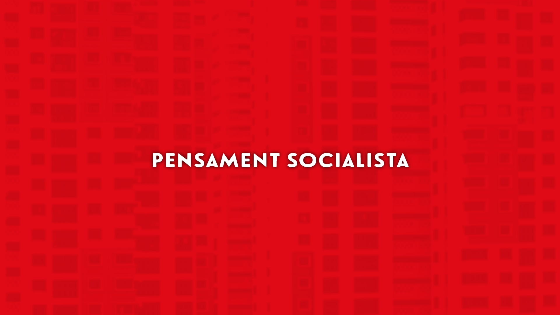 Pensamiento socialista