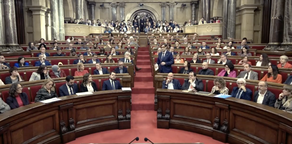 Lleno del Parlament de Catalunya