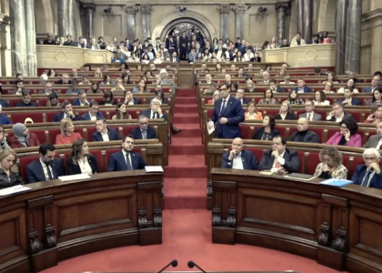 Lleno del Parlament de Catalunya