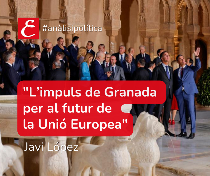 "L’impuls de Granada per al futur de la Unió Europea". Javi López.