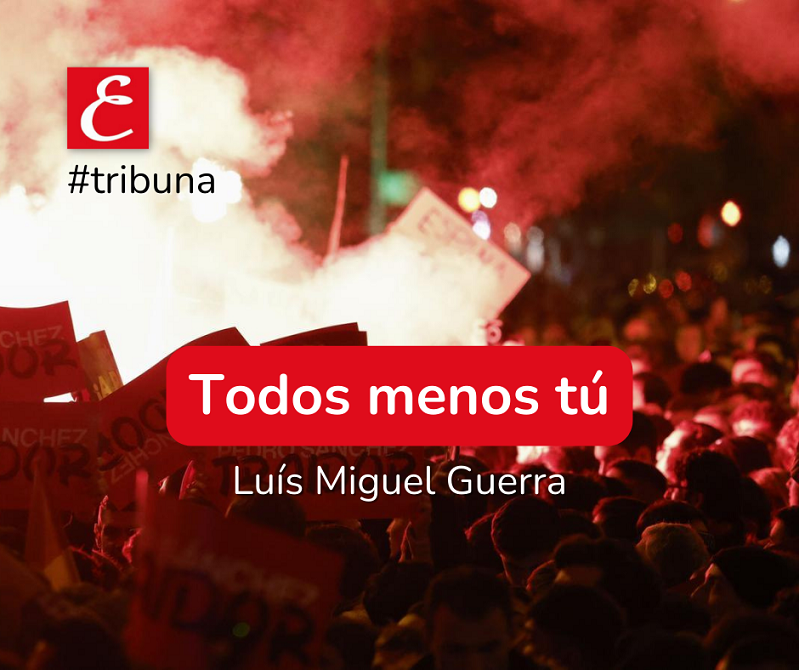 "Todos menos tú". Luís Miguel Guerra.