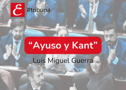 "Ayuso y Kant". Luís Miguel Guerra.