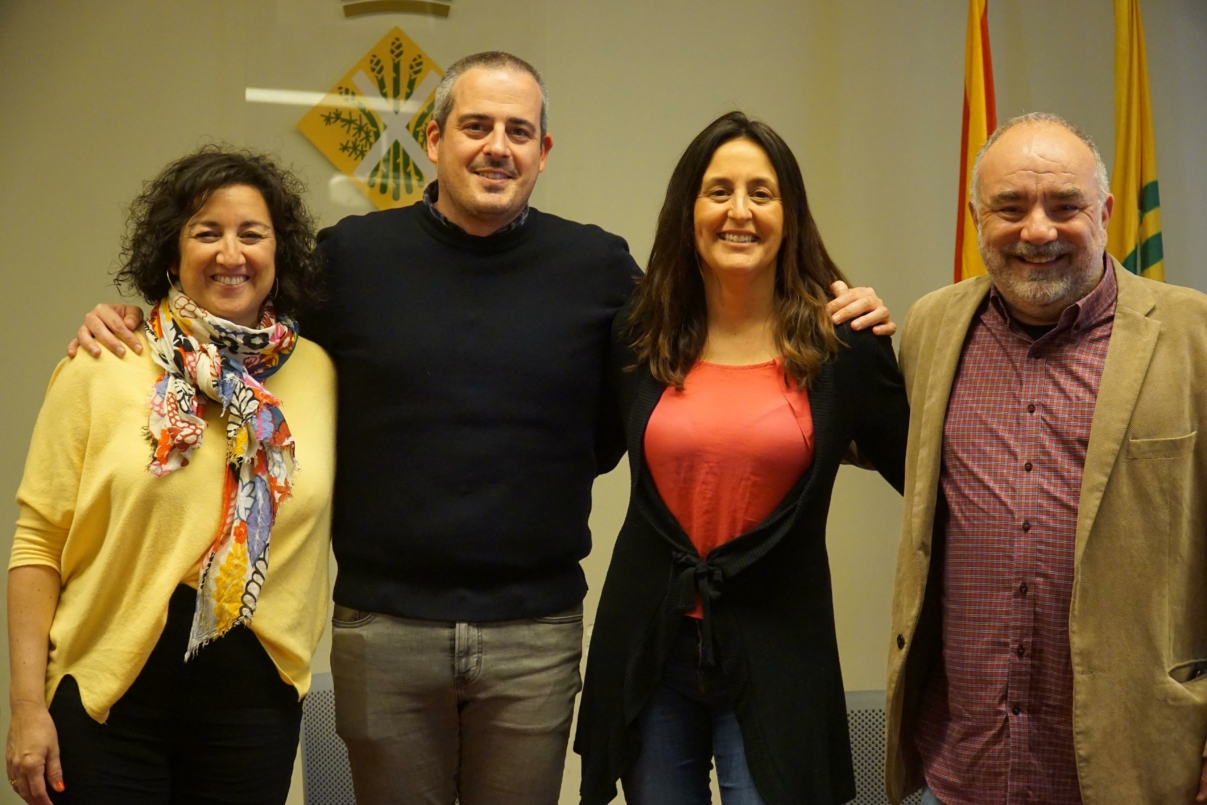 Alicia Romero, en un acte a Esparreguera