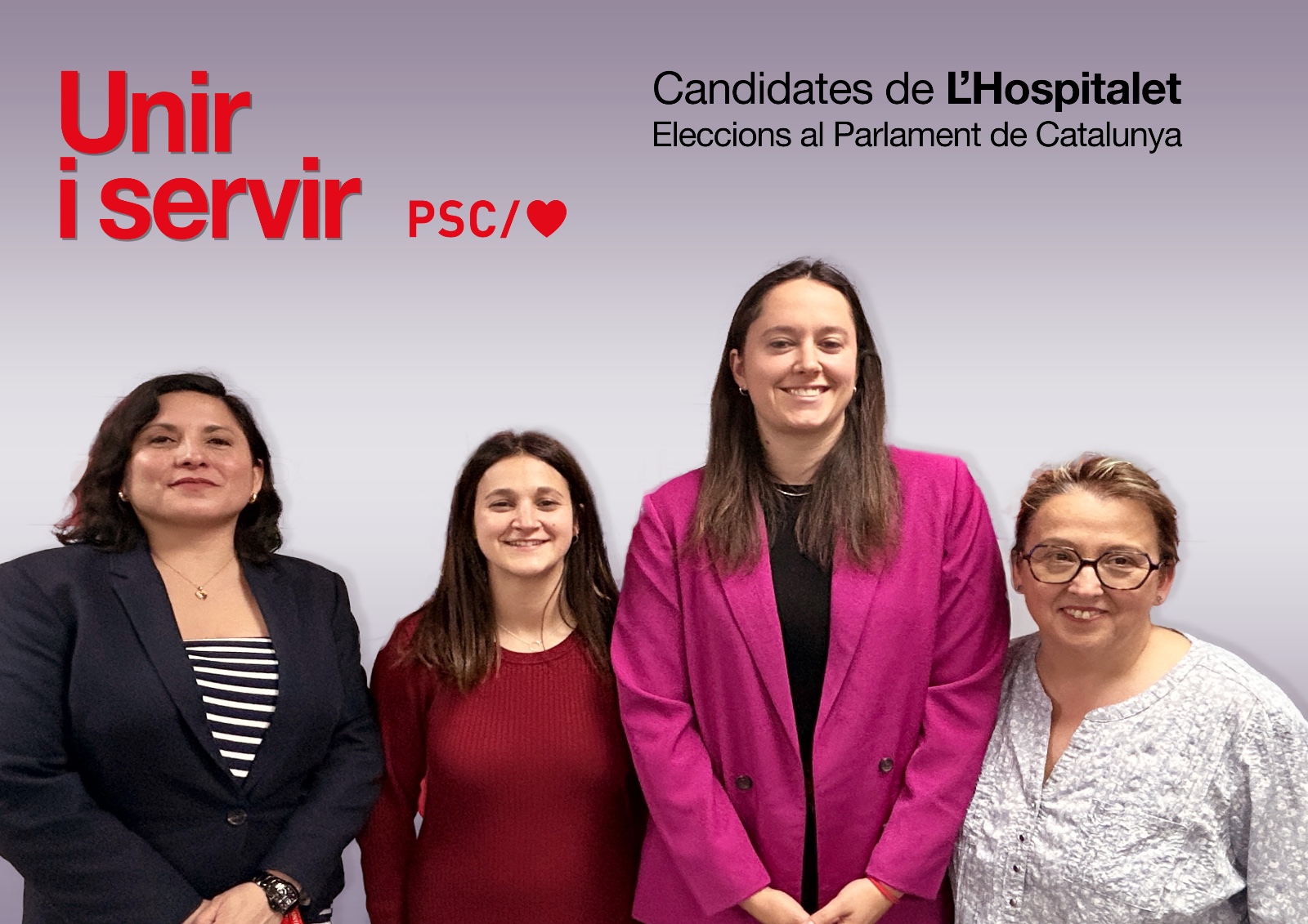 Nuestras candidatas al Parlament de Catalunya