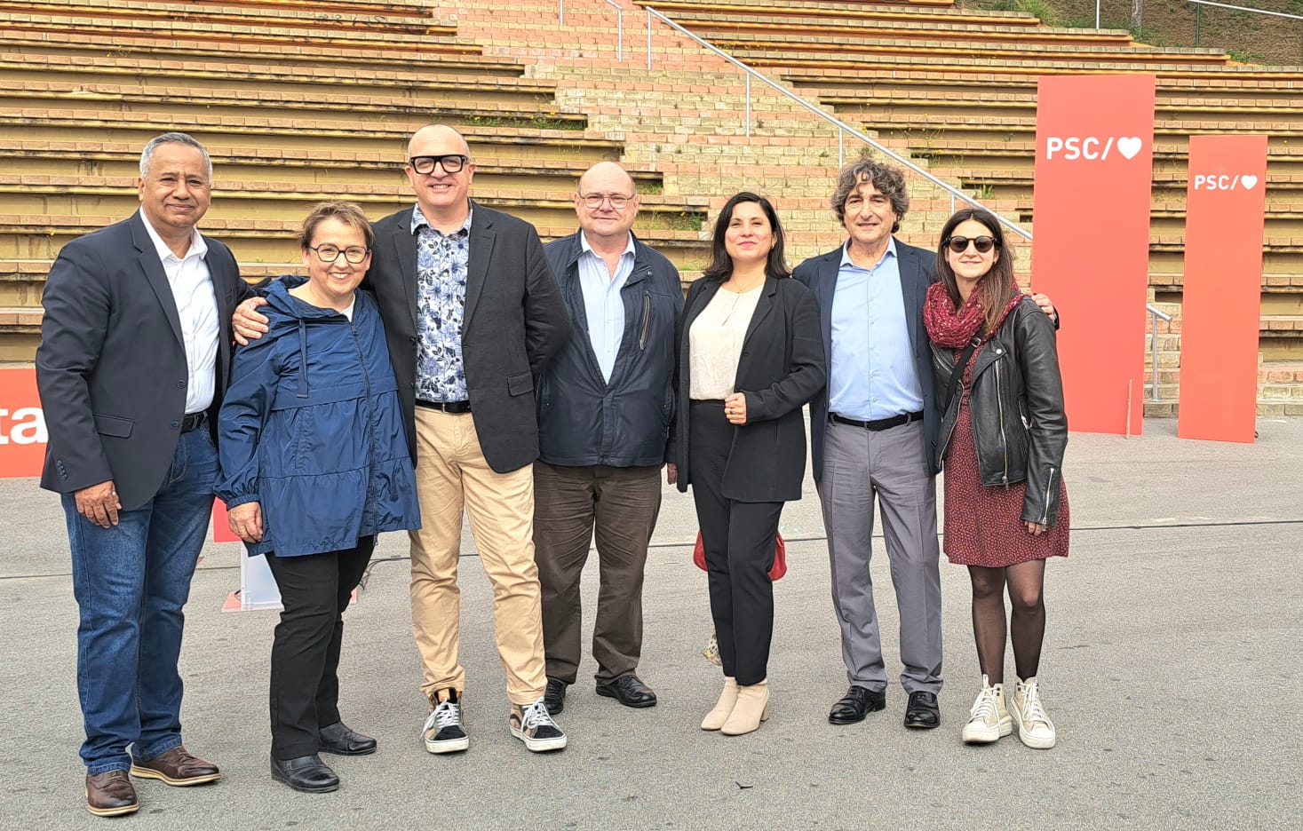 Candidats/tes del PSC L'Hospitalet al Parlament