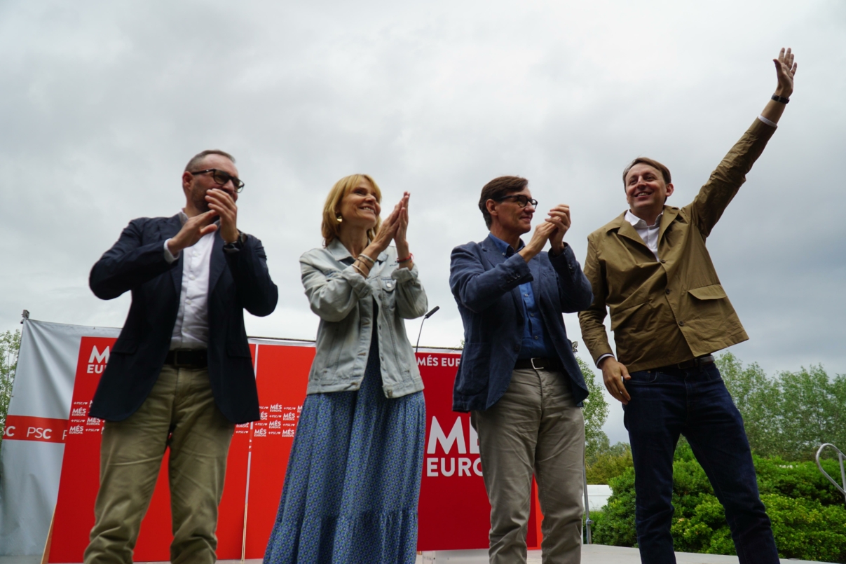 Salvador Illa, Javi López, Lluïsa Moret i Juan Pedro Pérez