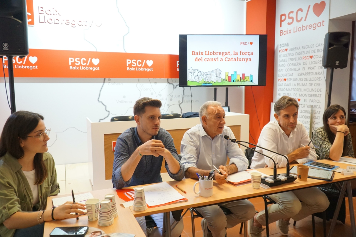 Primera reunión de la ejecutiva socialista del Baix Llobregat