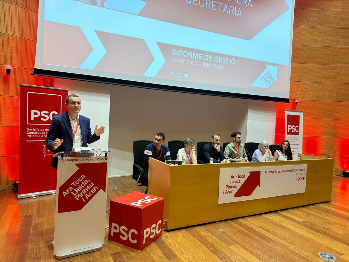 Ordeig: “Avui iniciem una nova etapa de progrés i socialisme per Lleida, Pirineu i l'Aran”
