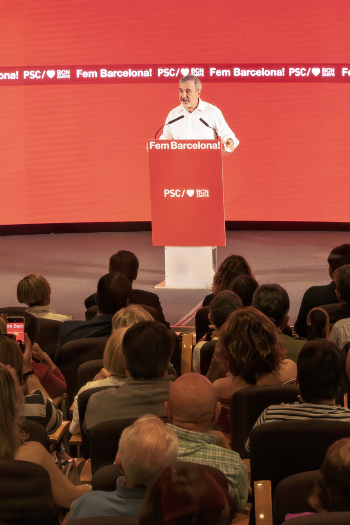 Intervenció de l'alcalde de Barcelona, Jaume Collboni