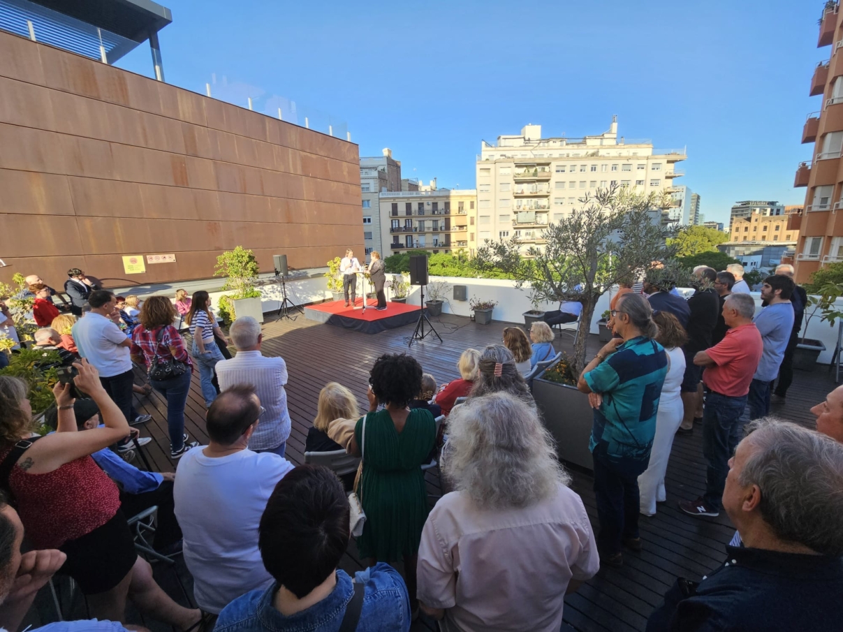 Sant Martí commemora els dos anys d'alcalde Collboni a Barcelona i al districte