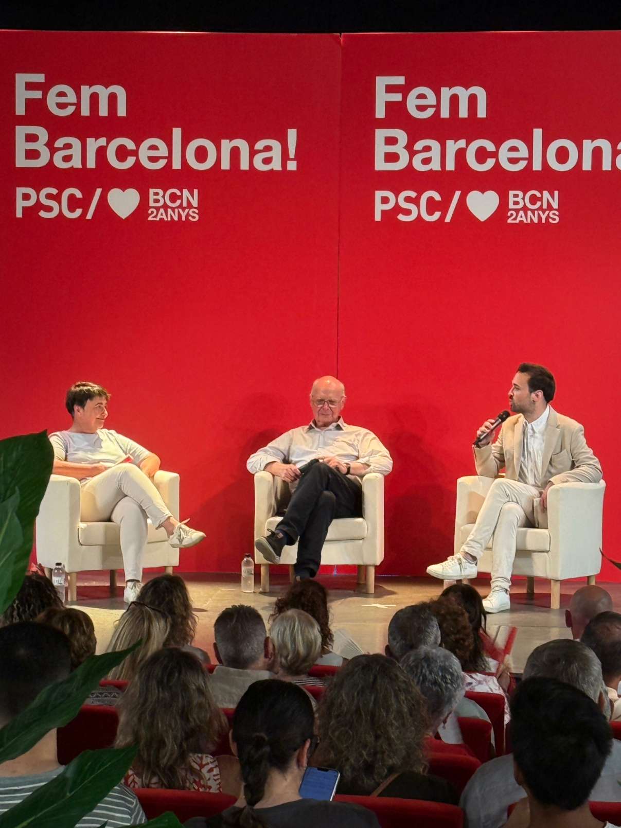 Rosa Alarcón, Lluis Rabell i Sergi Perea