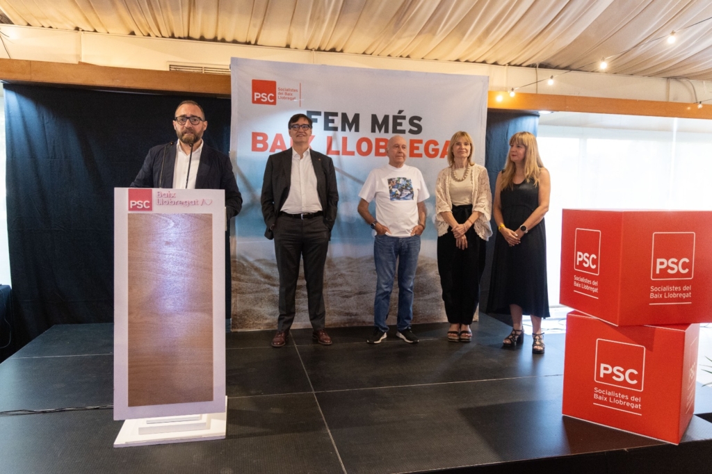 Juan Pedro Pérez, a la tradicional trobada d'estiu del PSC del Baix Llobregat