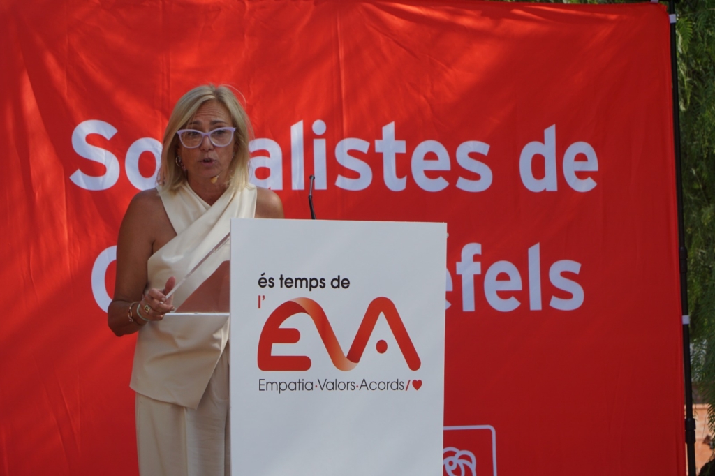 Eva López, candidata del PSC a l'alcaldia de Castelldefels